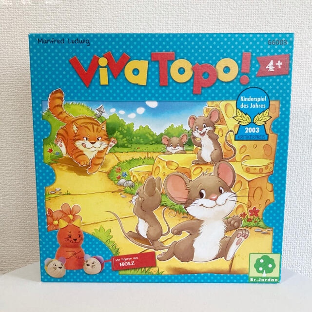 Viva Topo!  ねことねずみの大レース　ボードゲーム エンタメ/ホビーのテーブルゲーム/ホビー(その他)の商品写真
