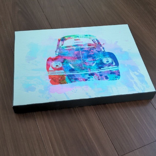 Volkswagen(フォルクスワーゲン)のジンテキ様専用　VW ビートル　キャンバスアート エンタメ/ホビーの美術品/アンティーク(絵画/タペストリー)の商品写真