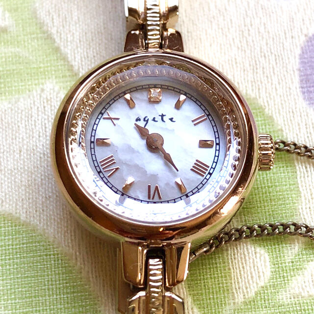 agete ㊽ ソーラー腕時計・稼動品✨-