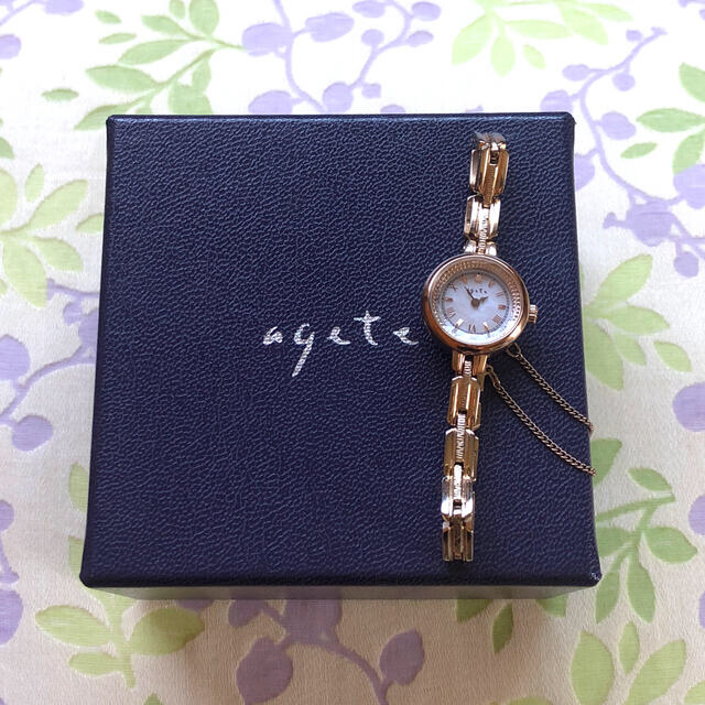 agete ㊽ ソーラー腕時計・稼動品✨-