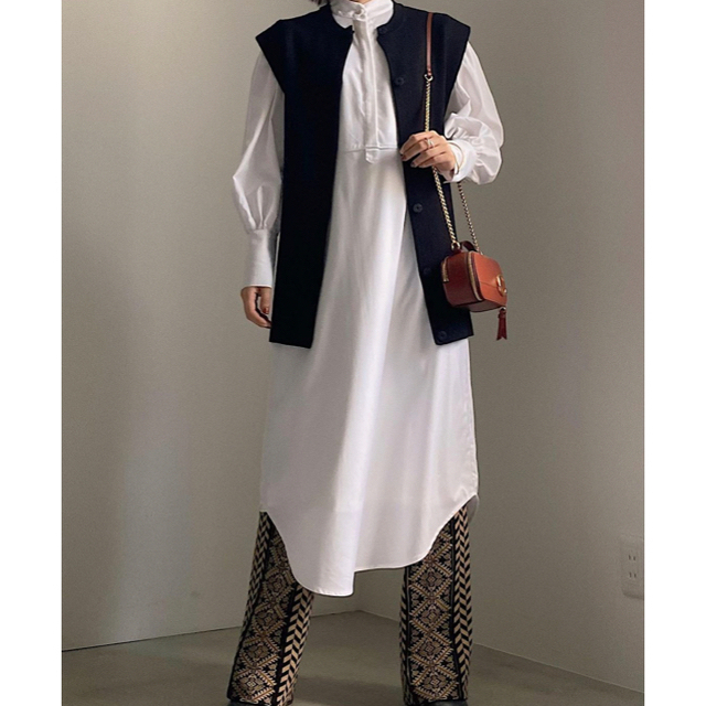 MANY WAY VEST LAYERED SHIRT DRESS