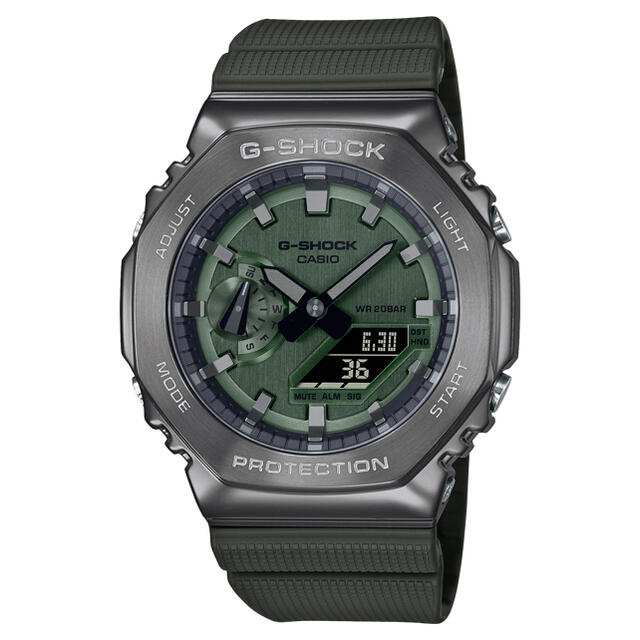 国内発送 新品未使用 メタル Gショック カシオ GM-2100B-3AJF 海外正規品 腕時計(アナログ)