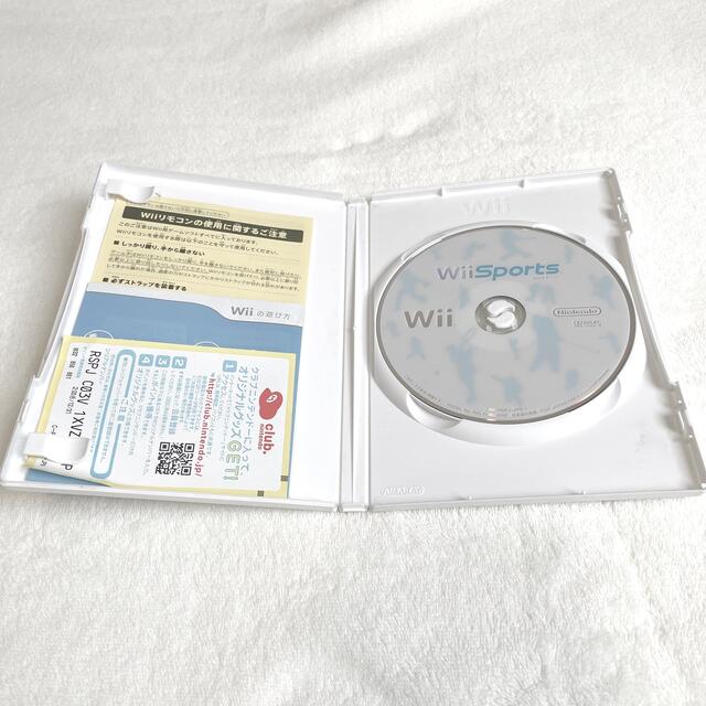 Wii(ウィー)のWiiスポーツ Wii 説明書無し エンタメ/ホビーのゲームソフト/ゲーム機本体(家庭用ゲームソフト)の商品写真