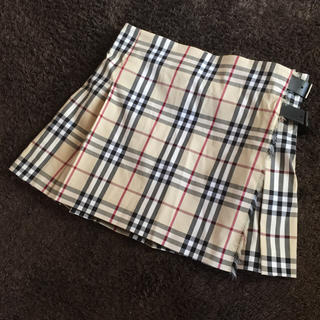 バーバリー(BURBERRY)の未使用 タグ付き 新品 バーバリー チェック スカート(ひざ丈スカート)