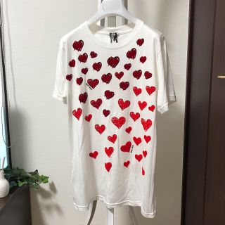 ミュウミュウ(miumiu)の miu miu ミュウミュウ Tシャツ ハート ホワイト 新品 未使用(Tシャツ(半袖/袖なし))