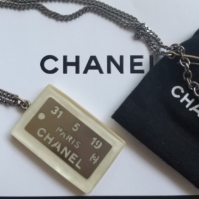 CHANEL☆ヴィンテージシャネル プレートネックレスアクセサリー