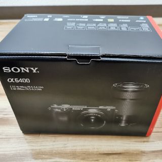 ソニー(SONY)のSONY ミラーレス一眼 α6400 ボディ 純正バッテリー(ミラーレス一眼)