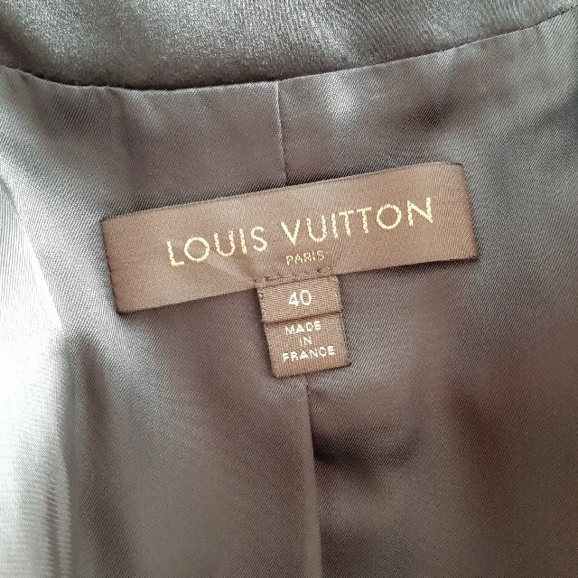 LOUIS VUITTON(ルイヴィトン)のルイヴィトン ベロア ジャケット 40 LOUIS VUITTON 9号 レディースのジャケット/アウター(テーラードジャケット)の商品写真