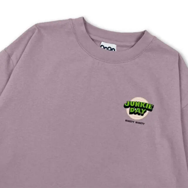 9090s junkie day Tシャツ　XL パープル メンズのトップス(Tシャツ/カットソー(半袖/袖なし))の商品写真