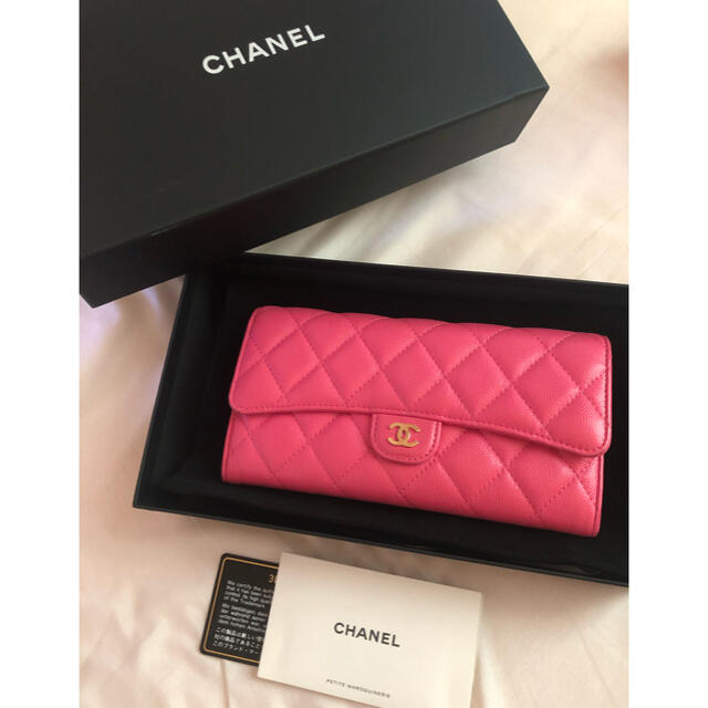 今期 CHANEL シャネル マトラッセ 長財布