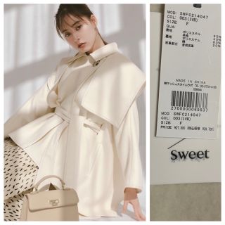 スナイデル(SNIDEL)のスナイデル 【SNIDEL×新木優子×sweet】コート IVR F 新品(ポンチョ)