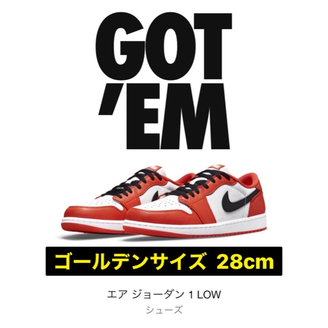 エアジョーダン1  ロー  JORDAN 1 LOW OG "STARFISH" 3