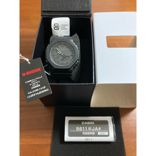 カシオーク 新品未使用 GA-2100-1A1JF ga2100-