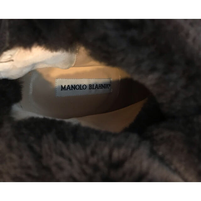 MANOLO BLAHNIK マノロ  ブラニク ムートンブーツ　サイズ38 レディースの靴/シューズ(ブーツ)の商品写真
