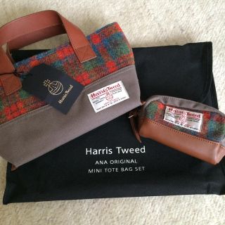 ハリスツイード(Harris Tweed)の【テトラン様専用】Harris Tweed トートバッグ&ポーチセット(トートバッグ)