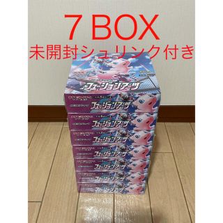 ポケモン(ポケモン)のポケモンカード フュージョンアーツ 7BOX 未開封シュリンク付き(Box/デッキ/パック)