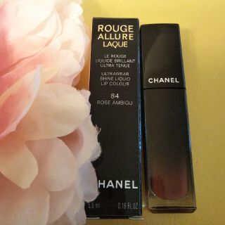 シャネル(CHANEL)のCHANEL☆ルージュ アリュール ラック 84 ローズ アンビギュ  新品(口紅)