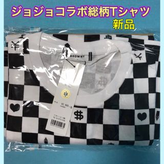 ウィゴー(WEGO)のWEGOコラボ ジョジョコラボ総柄Tシャツ Lサイズ ダイヤモンドは砕けない(Tシャツ/カットソー(半袖/袖なし))