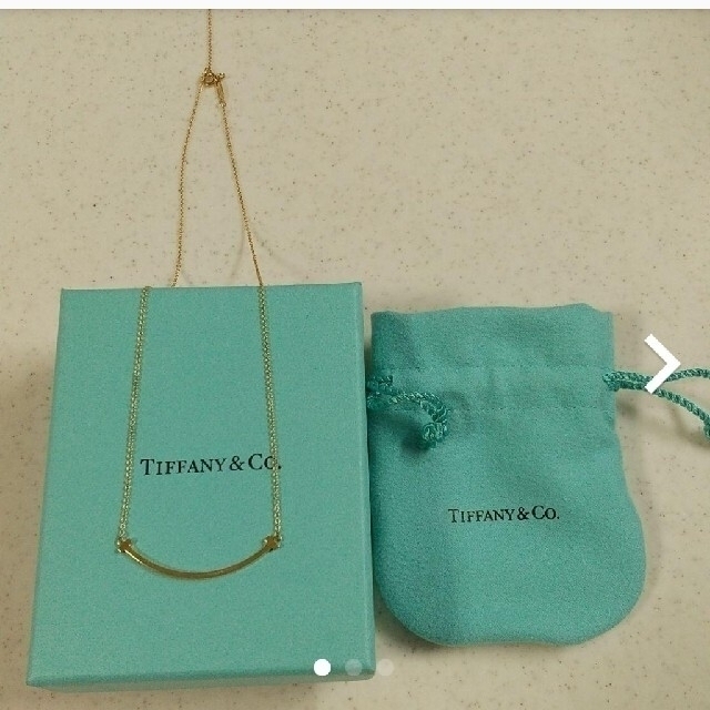 Tiffany & Co. - Tiffany スマイルネックレス 18K イエローゴールド