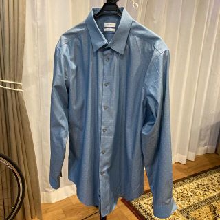 カルバンクライン(Calvin Klein)のCalvin Klein グレイッシュブルー　ワイシャツ　新品(シャツ)