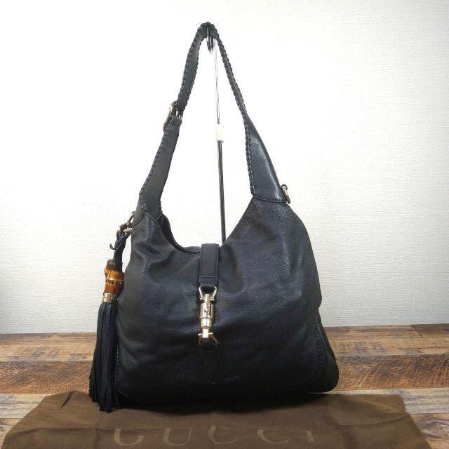 【美品】グッチ ニュージャッキー レザー ショルダーバッグ  246907