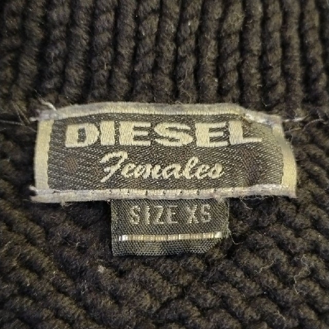 DIESEL(ディーゼル)のDIESEL  ニットセーター　ブラック レディースのトップス(ニット/セーター)の商品写真