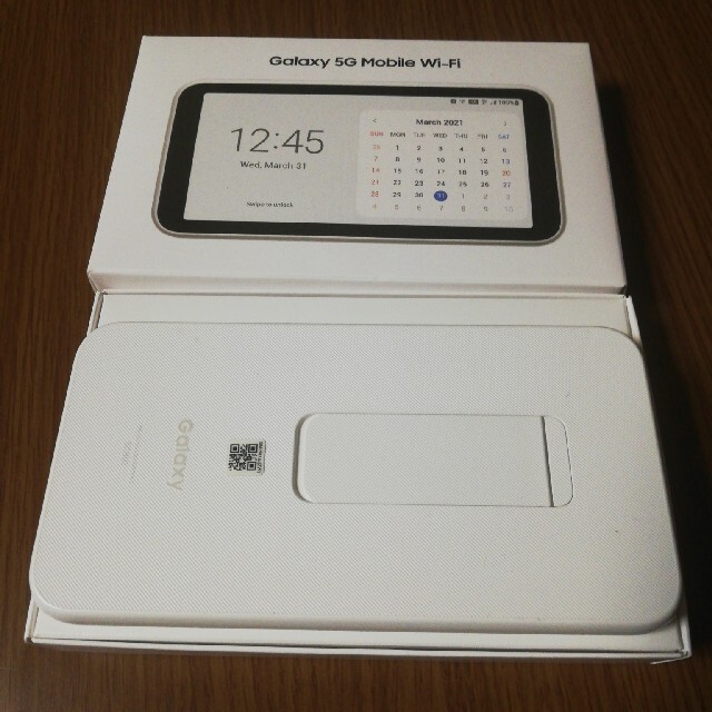 Galaxy(ギャラクシー)のSAMSUNG Galaxy 5G Mobile Wi-Fi SCR01 スマホ/家電/カメラのスマートフォン/携帯電話(その他)の商品写真