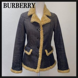 バーバリー(BURBERRY)のBURBERRY ボアデニムジャケット(Gジャン/デニムジャケット)