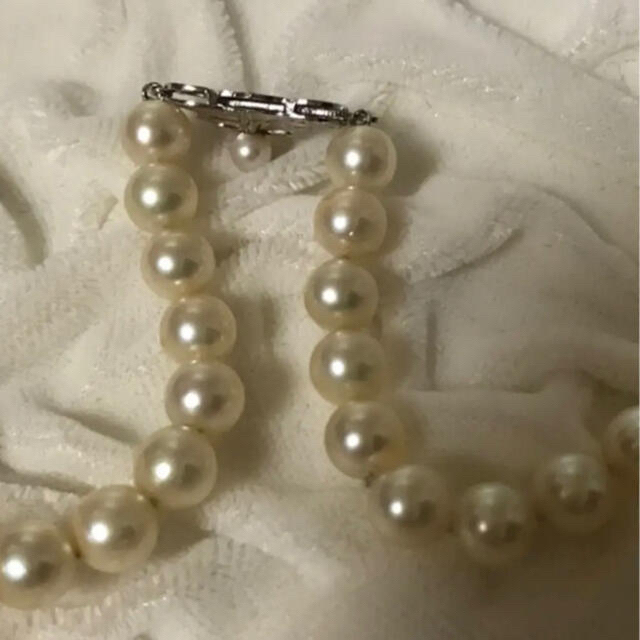 あこや真珠 ネックレス ⚪️7㎜ silver アンティークの通販 by ...