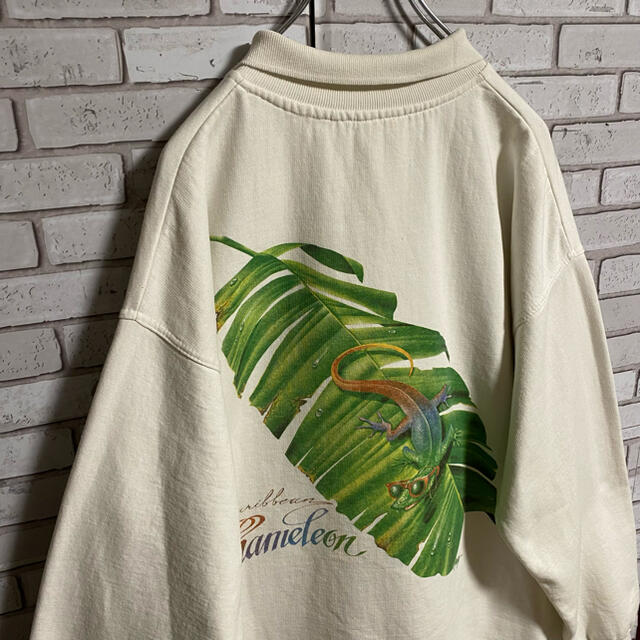 90s  スウェット XL バックプリント ビッグシルエット ゆるだぼ