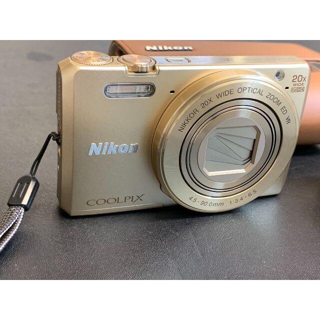 ニコン　Nikon　クールピクス　COOLPIX　S7000　ゴールド光学20倍