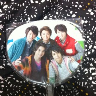 2010嵐ミニうちわ(アイドルグッズ)