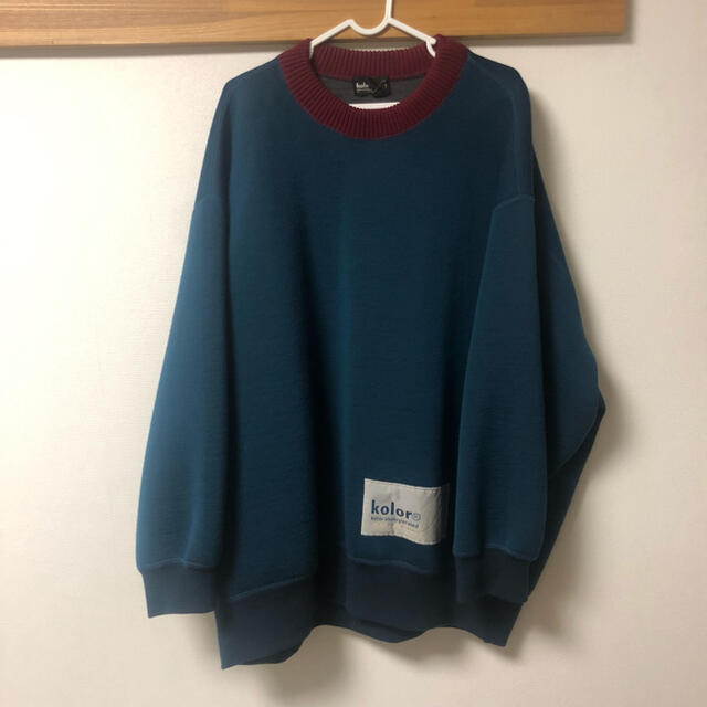 美品　kolor / SWEAT SHIRT 21aw ダンボールニット