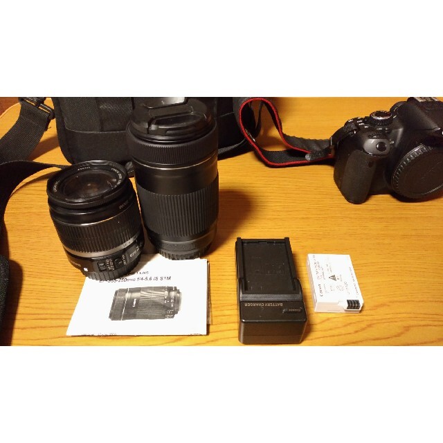 Canon EOS Kiss X6iダブルズームキット＆付属品 1