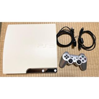 プレイステーション3(PlayStation3)のPS3 本体 CECH 2500A ホワイト 160GB コントローラー (家庭用ゲーム機本体)