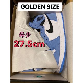 ナイキ(NIKE)のナイキ エアジョーダン1 ハイ OG  ユニバーシティブルー 27.5cm(スニーカー)