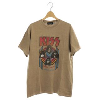 アザー(other)のグッドロックスピード KISS プリントTシャツ 半袖 F 茶 ブラウン(Tシャツ(半袖/袖なし))