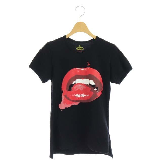 Vivienne Westwood(ヴィヴィアンウエストウッド)のヴィヴィアンウエストウッド Vivienne Westwood Tシャツ S 黒 レディースのトップス(Tシャツ(半袖/袖なし))の商品写真