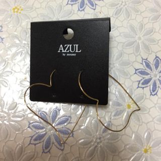 アズールバイマウジー(AZUL by moussy)の（新品）AZULのハートのピアス(ピアス)