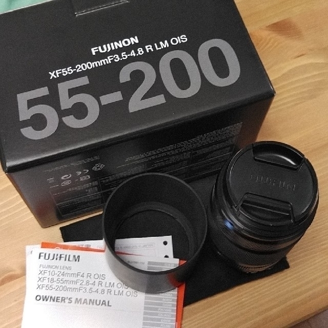 富士フィルム xf55-200mm 保護＆PLフィルター付 良品