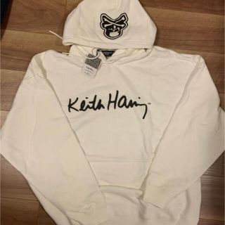 マスターマインドジャパン(mastermind JAPAN)のmastermind japan keith haring 19aw 白M(パーカー)