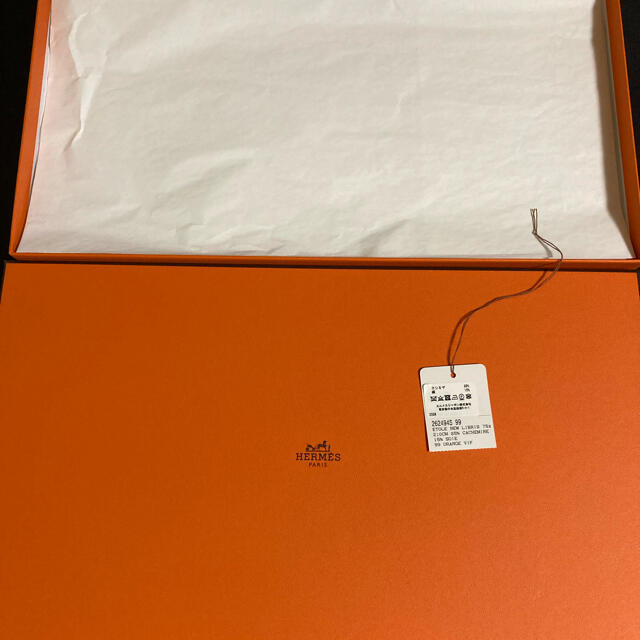 定番低価 Hermes - エルメス ストール ニューリブリス オランジュ ...