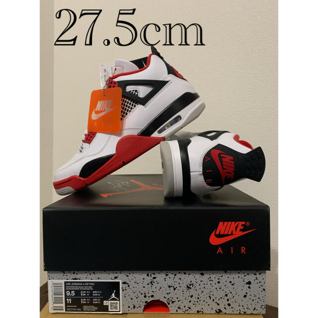 AIR JORDAN 4 RETRO FIRE RED ファイヤーレッド