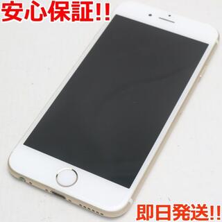 アイフォーン(iPhone)の美品 DoCoMo iPhone6 128GB ゴールド 白ロム(スマートフォン本体)