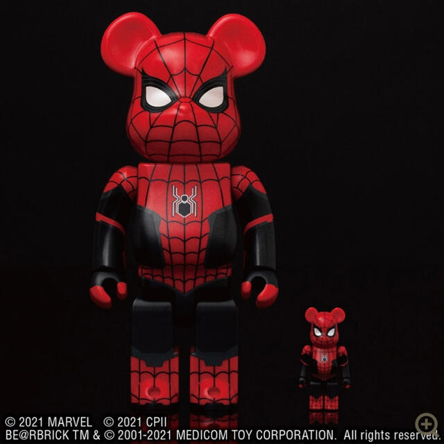 MEDICOM TOY(メディコムトイ)のBE@RBRICK SPIDER-MAN UPGRADED SUIT エンタメ/ホビーのフィギュア(アメコミ)の商品写真