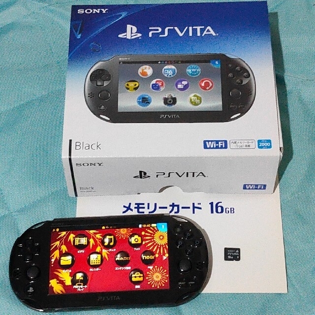 PS　VITA 本体  PCH-2000 ZA11 16GBメモリーカードセット