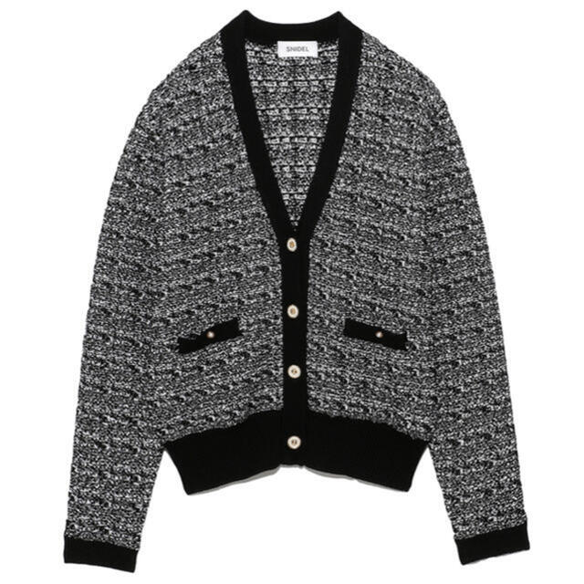 SNIDEL スナイデル♡ Sustainable ニットツイードカーディガン 2022年