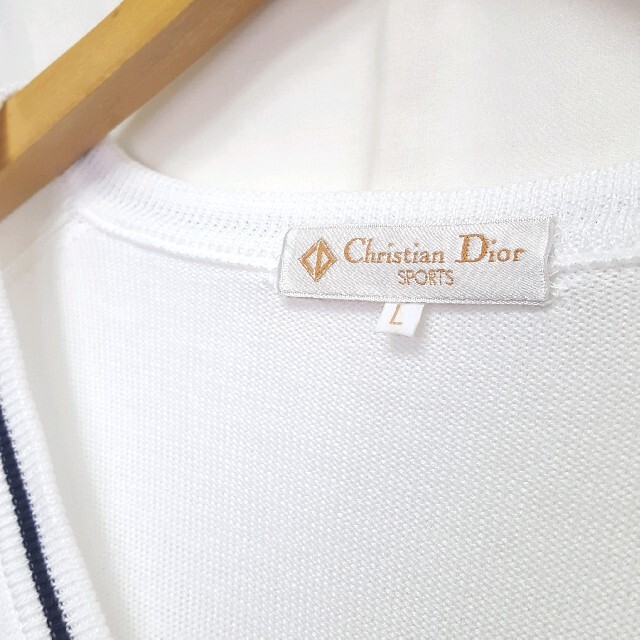 ★OLD Christian Dior SPORTS Vネック ニット セーター
