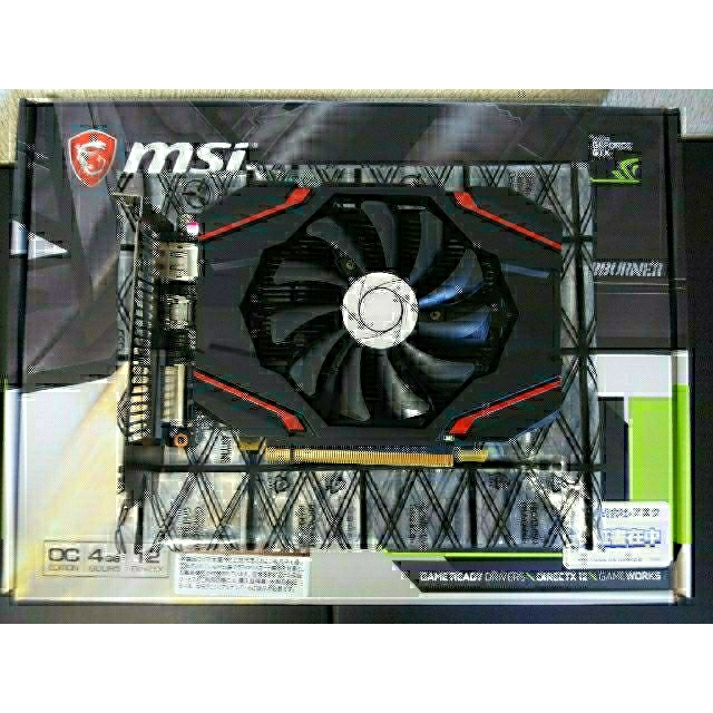 MSI GeForce GTX 1050 Ti 4G OCV2