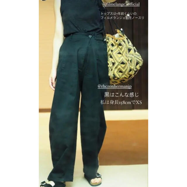 Ron Herman ◇ RHC ワイドチノパンツ ブラック | myglobaltax.com